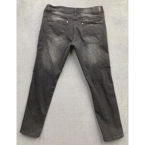 Southpole Flex The Movement Denim Jeans Men's Size 36X32 Black Distressed CCCXL